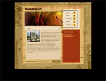 Tablet Screenshot of fiveoakspark.com